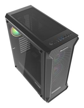 GENESIS IRID 505 ARGB Pc case, Midi tower, 2xUSB 3.0, 2xUSB 2.0, 2x Jack, Black (NPC-1518)