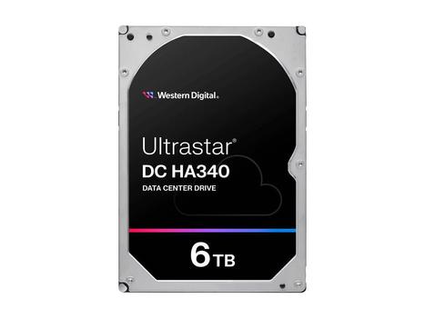 WESTERN DIGITAL WD Ultrastar DC HA340 WUS721206BLE6L4 - Hard drive - Data Centre - 6 TB - internal - 3.5" - SATA 6Gb/s - 7200 rpm - buffer: 256 MB (0B47077)