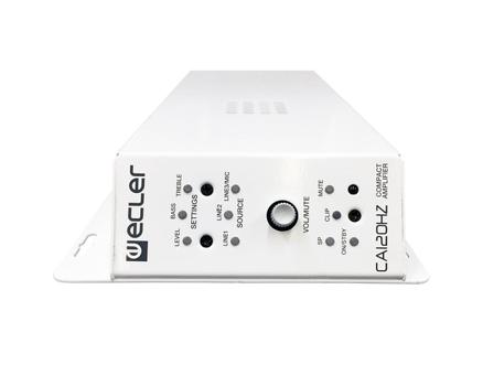 ECLER CA120HZ | 1x96W 70/100V Mono | Installation (CCA120HZC)