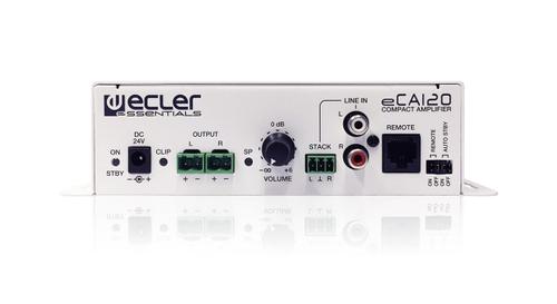 ECLER eCA120 | 2x60W 4Î© Stereo | Kompakt fÃ¶rstÃ¤rkare (CECA120C)