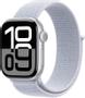 APPLE Watch Series 10 GPS + Cellular 42mm Silver Aluminium Case with Blue Cloud Sport Loop