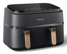 PHILIPS Dual Basket Airfryer 9L NA352/00 (grÃ¥/kobber)