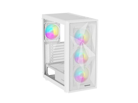 GENESIS GehÃ¤use DIAXID 605 ARGB mit Sichtfenster weiÃ? (NPC-2173)