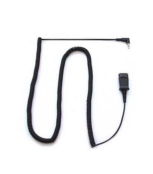 POLY 10FT SPARE CABLE ASSY COIL CORD 2.5MM TO QD (70765-01)