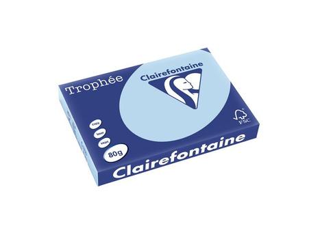 CLAIREFONTAINE Kopipapir TROPHEE A3 80g lysblå (500) (1256)