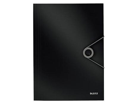 LEITZ Strikkmappe LEITZ Solid A4 PP sort (4563-10-95*10)