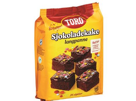 TORO Sjokoladekakemiks TORO langpanne 854g (155561*4)