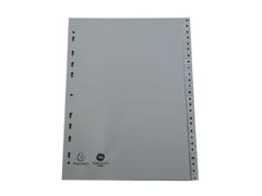 EXACOMPTA Register EXACOMPTA FOREVER A4 A-Z grå