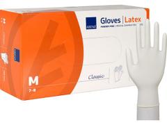 ABENA Hanske ABENA C. latex u/p M hvit (100)