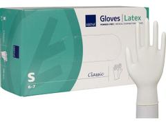 ABENA Hanske ABENA C. latex u/p S hvit (100)