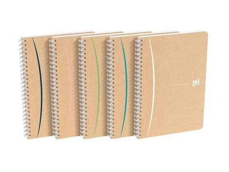 OXFORD Notatbok OXFORD recycled A4 ruter ass (400141847*5)