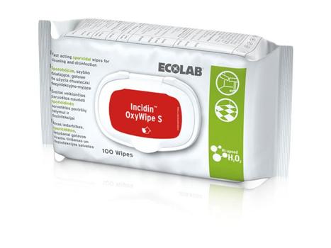 ECOLAB Desinfeksjon Incidin Oxywipe S (100) (3116040)