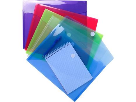 EXACOMPTA Dokumentmappe EXACOMPTA m/hull A4 ass(5) (56420E)