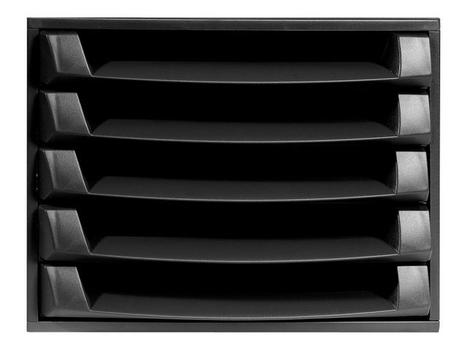 EXACOMPTA Skuffekabinett EXACOMPTA 5 åpen sort (221014D)