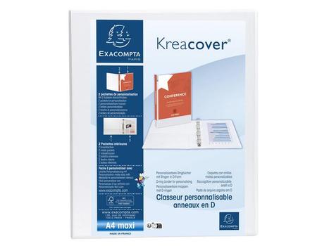 EXACOMPTA Innstikkperm EXACOMPTA A4+ 2D 30/47 hv (51922E)