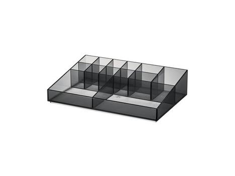 IDESIGN Oppbevaringsbrett SARAH TANNO 13rom sort (ST-40282ES)