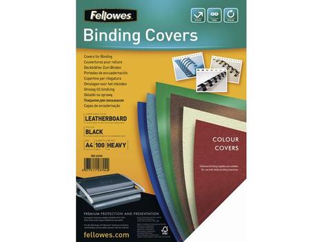 FELLOWES Omslag ringinnb FELLOWES Karto sort(100) (5370401)