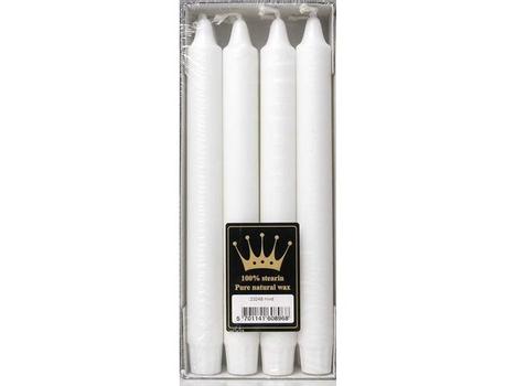 Diana Lys Kronelys DIANA stearin hvit 9 timer (8) (D232481220)