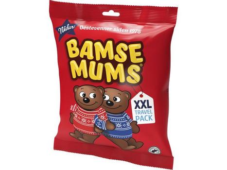 Nidar Sjokolade BAMSEMUMS XXL 400g (5959057031*8)
