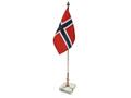 EMO Bordflagg med marmorsokkel 40cm