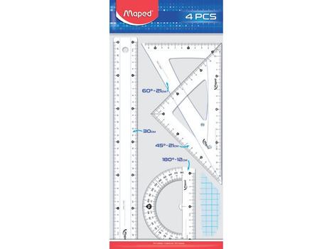 MAPED Linjalsett MAPED 4 deler (4) (242830)