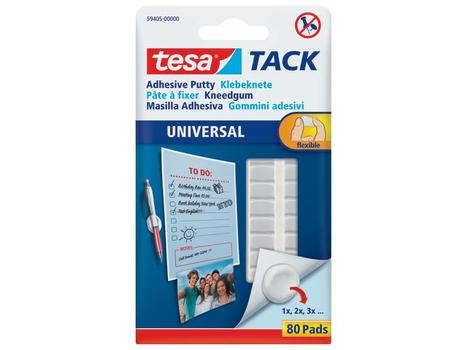 TESA Tape TESA dobbelsidig 80 stk hvit (59405-00000-01)