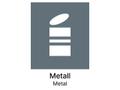 OEM Kildesorteringsetikett Metall