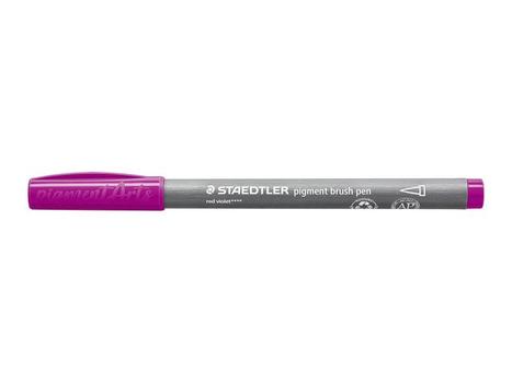 STAEDTLER Fiberpenn STAEDTLER PL 371 brush rødlila (371-61)