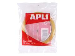 APLI Disktape APLI 12mmx66m transp.