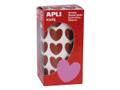 APLI Stickers APLI hjerte rød 20x18mm (900)