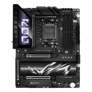ASUS ROG CROSSHAIR X870E HERO ATX, AM5, DDR5, 3x M.2 PCIe 5.0, 2x USB4, 2.5GbE + 5GbE LAN, Wi-Fi 7 320MHz (802.11be) (90MB1IE0-M0EAY0)
