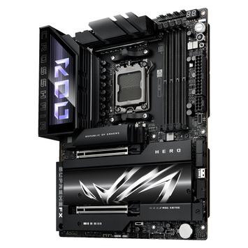 ASUS ROG CROSSHAIR X870E HERO ATX, AM5, DDR5, 3x M.2 PCIe 5.0, 2x USB4, 2.5GbE + 5GbE LAN, Wi-Fi 7 320MHz (802.11be) (90MB1IE0-M0EAY0)