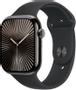 APPLE Watch Series 10 GPS + Cellular 46mm Slate Titanium Case with Black Sport Band - M/L