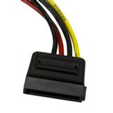 StarTech 6in 4 Pin LP4 to SATA Power Cable Adapter - LP4 to SATA - 6in LP4 to SATA Cable - 4 pin to SATA power - strømkabel - SATA-strøm til 4-pin intern strøm - 0.2 m (SATAPOWADAP)