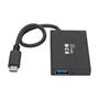 TRIPP LITE TRIPPLITE 4-Port USB-C Hub USB-C to 4x USB-A Ports USB 3.0 Black (U460-004-4A-AL)