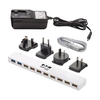 TRIPP LITE TRIPPLITE 10-Port USB 3.0/USB 2.0 Combo Hub USB Charging 2 USB 3.0 & 8 USB 2.0 Ports (U360-010C-2X3)