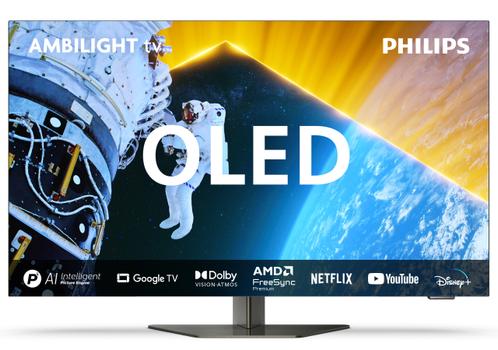 PHILIPS 48" 4K UHD OLED Smart TV Ambilight 48OLED809 Ambilight TV, 4K, OLED, Google TV, HDR, Dolby Atmos, Dolby Vision (48OLED809/12)