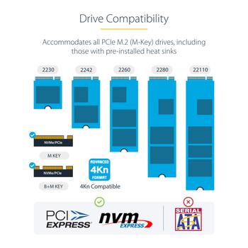 STARTECH 1:1 M.2 NVME DUPLICATOR - M.2 SSD CLONER AND DRIVE DOCK ACCS (M2-HDD-DUPLICATOR-N1)