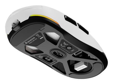 GENESIS Gaming Maus ZIRCON 660 kabellos weiÃ? (NMG-2192)