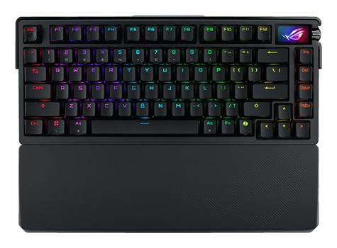 ASUS ROG AZOTH EXTREME 75% Wireless DIY Custom Gaming Keyboard, OLED display (90MP03MA-BKNA01)