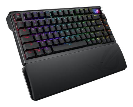 ASUS ROG AZOTH EXTREME 75% Wireless DIY Custom Gaming Keyboard, OLED display (90MP03MA-BKNA01)