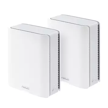 ASUS ZenWifi BT8 Wi-Fi 7 mesh router 2-pack, BE14000, tri-band, dual 2.5G ports (90IG0930-MO3B20)