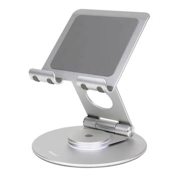 DESIRE2 Dual Pivot 360 Stand for Tablets and Smartphones Silver (D2SFOLDSI)
