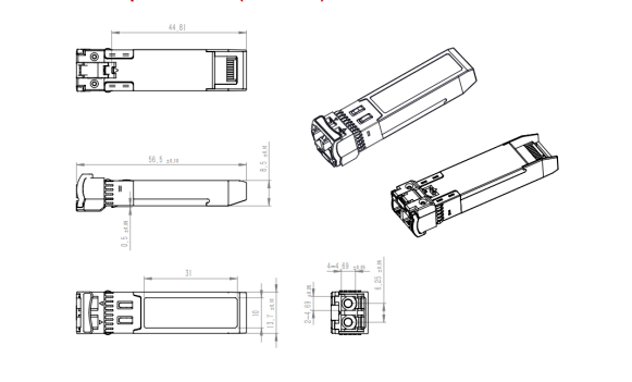 LinkIT SFP+ 10Gbps SR 300m HP/Aruba LC , DDM , Multi-mode , 850nm (LI-8599-03D-HP)