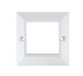 HEXATRONIC frame 86x86mm keystone jack Wall box for 1/2 keystone jacks