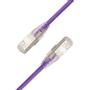 LinkIT F/UTP Slim Cat.6a Lilla 3m Patch LSZH AWG28/1 Solid, Snagless 4,7mm