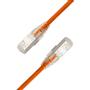 LinkIT F/UTP Slim Cat.6a Oransje 2m Patch LSZH AWG28/1 Solid, Snagless 4,7mm (LI-SC6AFUTP-0020-OR)