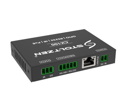 STOLTZEN Poseidon CX100 LAN Gateway GPIO | RS232 | IR | PoE | Trident? (CX100)