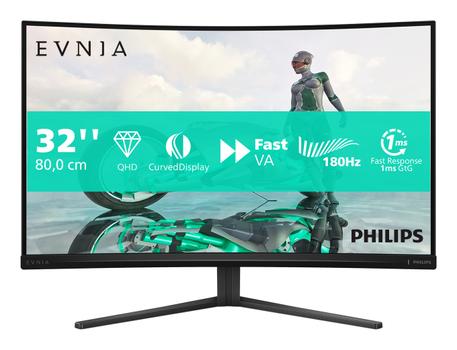 PHILIPS 31.5"" 32M2C3500L/ 00 | 2560x1440 | Fast VA | Curved | 0.5ms | 180Hz | 3years (32M2C3500L/00)