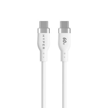 TARGUS 1.5m Silicone USB-C to USB-C 60W White (HJ4011WHGL)